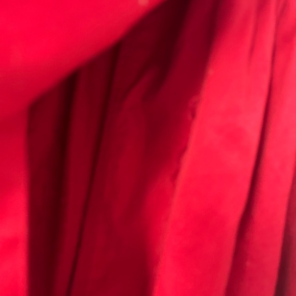 J. Peterman Vibrant Red Trench Coat - Picture 5 of 5